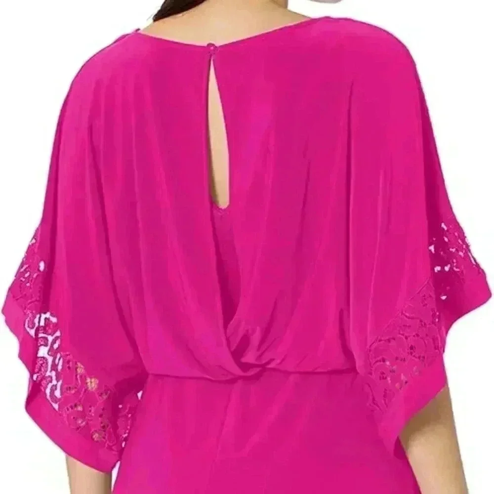 Jessica Howard Women's Desk to Dinner Elbow Sleeve Length Dress